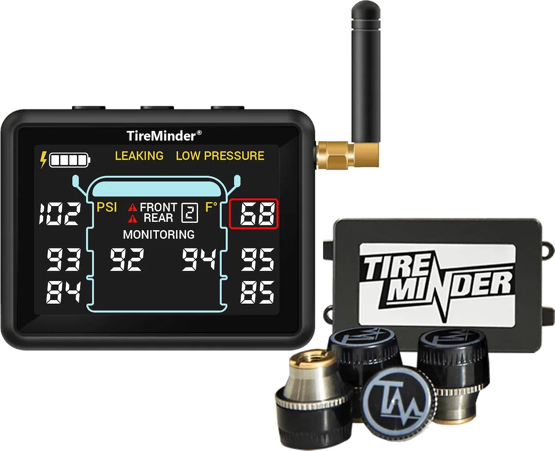 TM22141 – VALTERRA LLC Tire Pressure Monitoring System - TPMS, Universal Fit 4 Standard Transmitters With 3.15 Inch D...